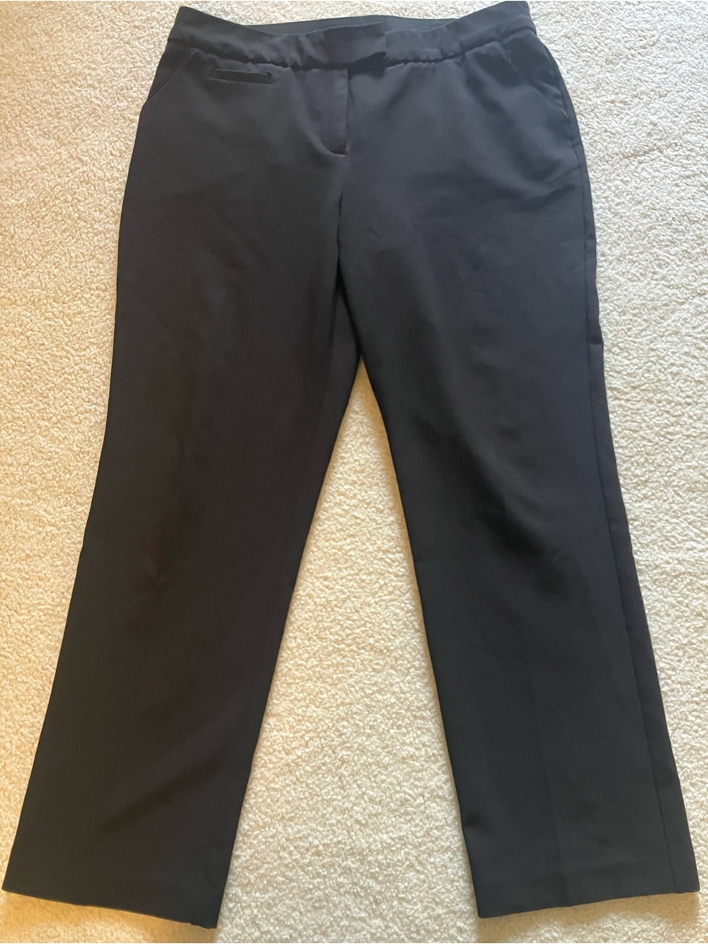 Investments Black Straight-Leg Dress Pants